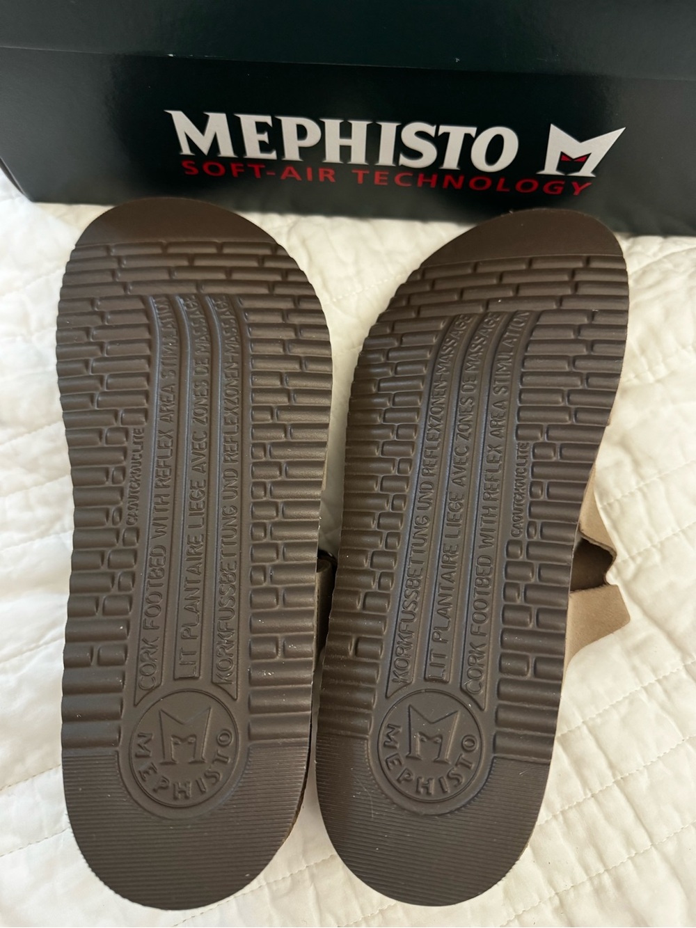 Mephisto Hannel Sandals Warm Grey 38 - Picture 8 of 9